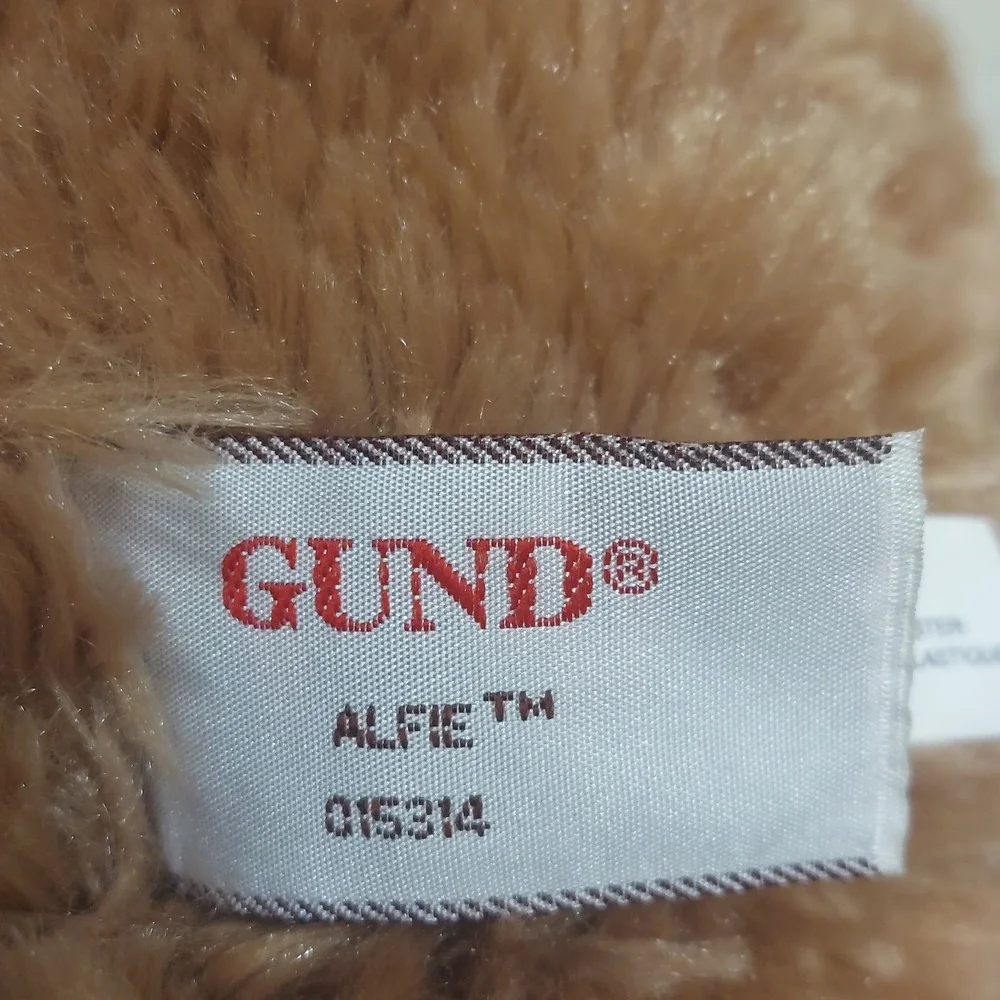 Gund Alfie Brown Teddy Bear Stuffed Animal Plush 015314 17 inch